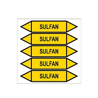 Značení potrubí, sulfan